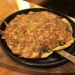 Teppan Izakaya Musashi - 桜海老ねぎ焼き