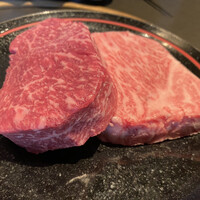 米澤牛DINING べこや - 米沢牛ランプ200グラム.米沢牛サーロイン200グラム