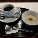 さわ田茶家 - 御膳に付くデザート＋コーヒー