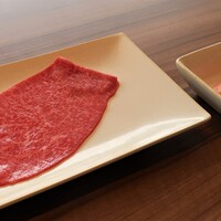 焼肉うしごろ 銀座店 - ■厳選赤身の焼きしゃぶ