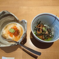 とり田 博多本店 - 雲丹と湯葉、ごまさば