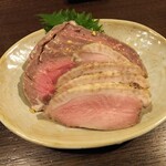 金町製麺 - 牛モモと合鴨のロースト