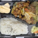 PANDA - 辛味噌炒め弁当。