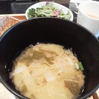 やさい家めい 表参道ヒルズ本家 - ランチの具だくさん味噌汁