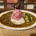 カレーちゃん家 - 美味しいピクルス山盛りでテンション⤴︎⤴