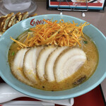 くるまやラーメン - ねぎ味噌チャーシューメン♪