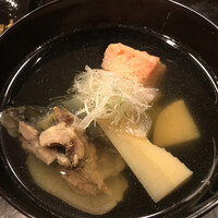 懐石料理 はし本 - 海老真丈、鯛真丈、えんどう豆餅、熊本筍、スッポン
