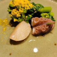 日本料理 研野 - イイダコの胴には飯がびっしり