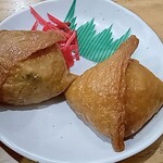 Tsunokuniya - たぬきそば＋いなり寿司２個のセット(990円)のいなり寿司