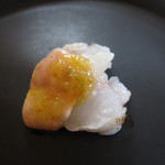 ウシマル - アンコウの肝と刺身