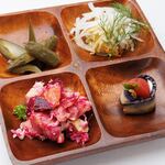 野菜前菜の盛り合わせ