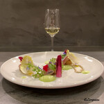 カーサ・デル・チーボ - 鰊のマリネとDom. Jean Collet & Fils Chablis