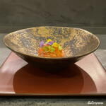 カーサ・デル・チーボ - 桜鱒のスフォルマ―トとトマトのジュレ