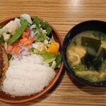 びっくりドンキー - いろどりセット1,035円