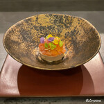 カーサ・デル・チーボ - 桜鱒のスフォルマ―トとトマトのジュレ