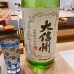 Tsukiji Sushi Omakase - 大信州:大信酒造(長野)
