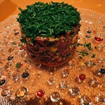 Spice&Dining KALA - 山形牛と日向夏のタルタルステーキ♪