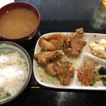 満 - Aランチ・からあげ（650円）