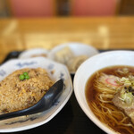 華興 - 半チャーハン+ラーメン+餃子2ヶ850円