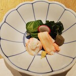 富山 はま作 - 蟹身酢小鉢