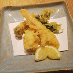 富山 はま作 - 蟹の天婦羅