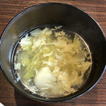 山ノ洋食屋 ざびえる - ランチのスープ