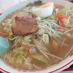 黄金食堂 - 塩ラーメン（大）