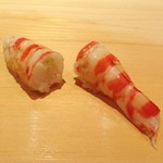 すし 豊倉 - サイマキは甘さ抜群です
      (￣▽￣)