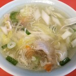 中華麺店 喜楽 - 肉スープ350円