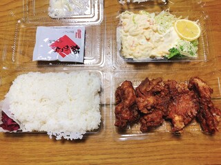 文福飯店 - 唐揚げ定食テイクアウト