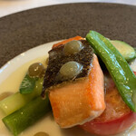 佛蘭西料理 名古屋 - メイン料理（魚）
                                2022/3 by みぃこのごはん日記