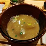 中華蕎麦 とみ田 - スープ割り