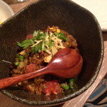 カッチャル バッチャル - 粗挽き豚肉と卵のカレー（ドライカレーに近いかな）