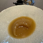 茶禅華 - フカヒレ煮込み　黒酢　ご飯