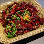 茶禅華 - 河豚の唐揚げ　スパイス炒め