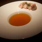 deco - 雉のコンソメ（強靭なジビエの味がした）
