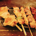 ちゃらりちゃらり - 焼鳥5種盛り