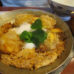 とんかつ ばんぶー - 「ヒレかつ煮」（1,500円）