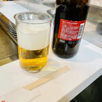 Okonomiyaki Puraza - 瓶ビールはキリンクラシックラガーの中瓶