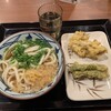 Marugame Seimen - かけうどん、まいたけ天、ちくわ磯辺天【2022.3】