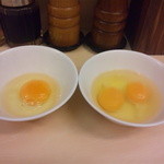 自家製ラーメン大者 - 玉子　麺神様の玉子ダブル