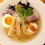 麺酒一照庵 - 鶏中華そば クラム♪
