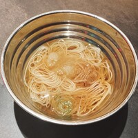 東京焼肉 平城苑 銀座5丁目店 - 柚子おろし素麺