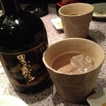 吟まる - 黒霧島ボトル。