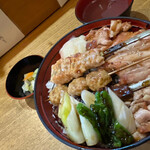 Tameike Toritama - 【限定】串焼丼 大盛(ご飯、肉とも)