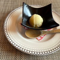 京都牛懐石 稲吉 - 柚子のグラニテ