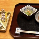 櫻湯山茱萸 - 前菜と先付