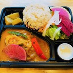 Miyaji pork Hamburg Bento (boxed lunch)