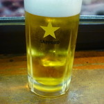 Tomidori - 生ビール中一杯目
