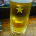 Tomidori - 生ビール中二杯目